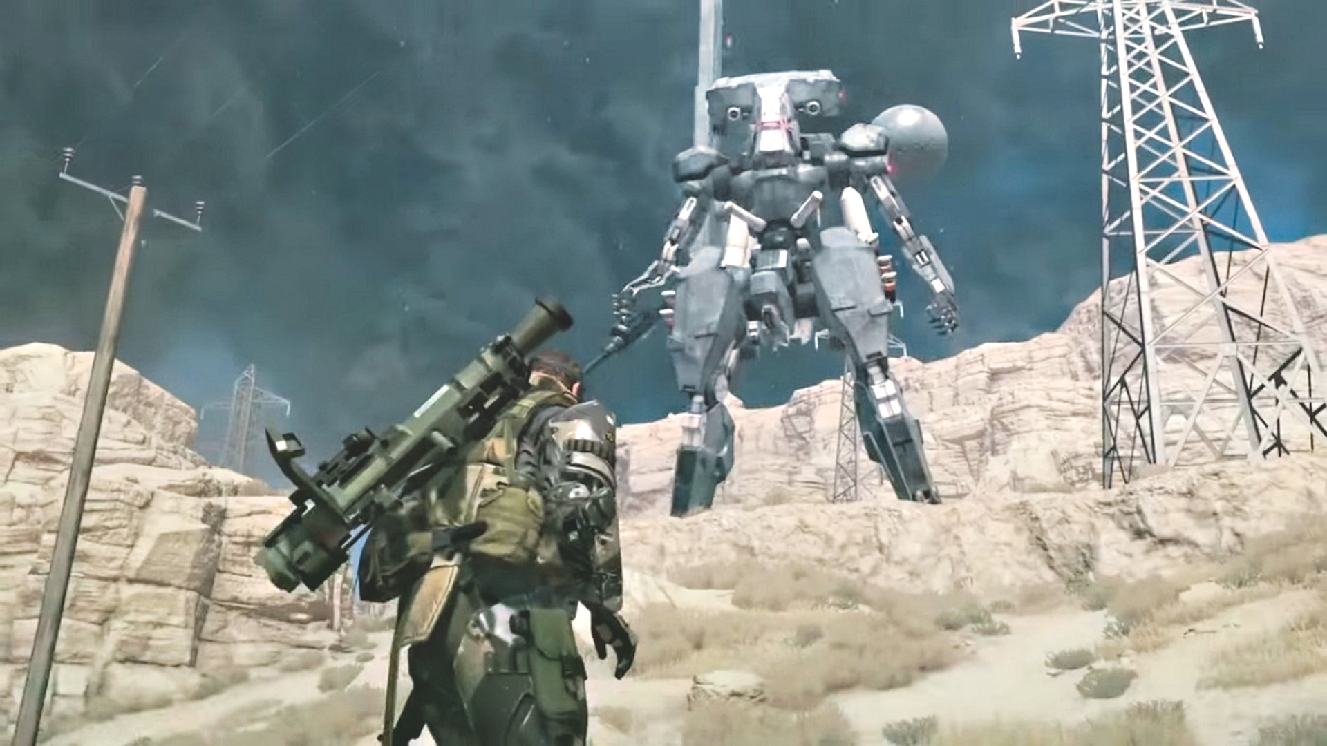 Snake se infrunta cu un mecanic in Metal Gear Solid 5: The Phantom Pain, unul dintre cele mai bune jocuri ale noastre pentru PS4