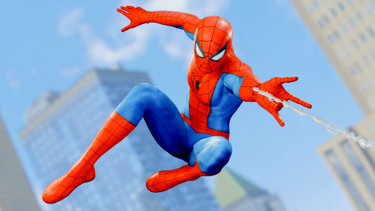Spider-Man impusca o panza in Marvel's Spider-Man pe PS4, unul dintre cele mai bune jocuri pentru PS4