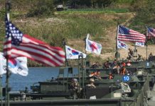 Exercitii militare desfasurate de Coreea de Sud si SUA, acestea se pregatesc sa lupte impotriva Coreei de Nord