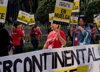 Lucratorii hotelului din Los Angeles intra in greva