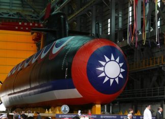 Taiwan dezvaluie primul submarin construit intern, pe masura ce amenintarea Chinei creste