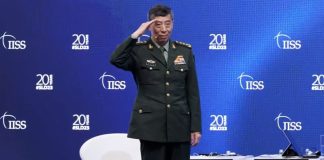 Unde este ministrul apararii Chinei?