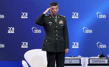 Unde este ministrul apararii Chinei?
