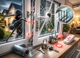 Cum pot face ferestrele mele cu geam termopan mai sigure?